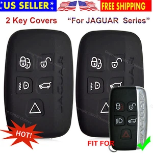 Silicone Case Protector Remote Rubber Car Holder Fob Cover for Jaguar Smart Key - Picture 1 of 4