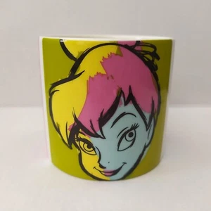 Tinkerbell Pop Art Mug Cup Disney Store Exclusive Peter Pan Andy Warhol style - Picture 1 of 7