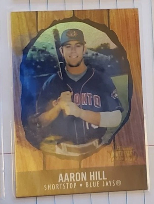 AARON HILL 2003 Bowman Heritage Rainbow Parallel RC #272 TORONTO BLUE JAYS - Image 1 of 1