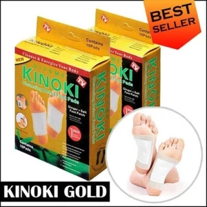 20pc Kinoki Gold Premium Detox Foot Pads and Patches Fast Free Shipping !!! - Picture 1 of 1