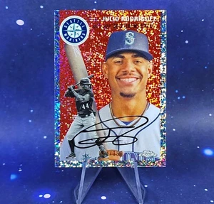Julio Rodriguez /150 SP 2023 Topps Chrome Platinum Anniversary Speckle Refractor - Picture 1 of 14