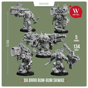 SICK Ork Lootas Da Brrr Bum-Bum Skwad Artel W Burna Flash Gitz Warboss Nobz - Picture 1 of 24
