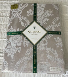 NEW Waterford Linens JUMBO GLEN MANOR Tablecloth 60" x126" Banquet 10-12 holiday - Picture 1 of 11