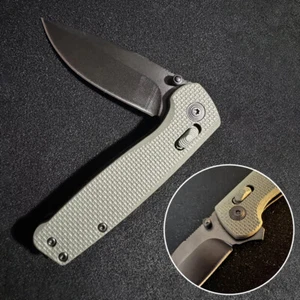 Cuchillo con mango texturizado Terminus XR Folder 3" CRYO D2 acero NEGRO - Imagen 1 de 20