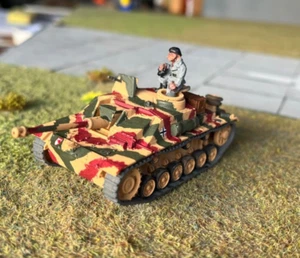 Stug III Sturmschutz Sturmgeschütz, 1/72 gebaut & bemalt Italeri Modell - Wargames - Bild 1 von 7