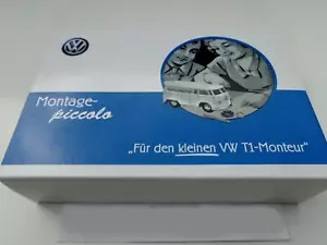 Volkswagen VW T1 Bus Piccolo Modellino Auto Montageset 1:87 Schuco A60E571 Raro - Foto 1 di 3