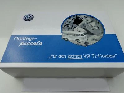 Volkswagen VW T1 Bus Piccolo Modèle Visserie Complète 1:87 Schuco A60E571 Rare - Photo 1/3