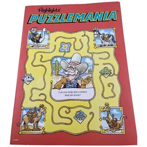 Vintage Highlights Magazine Puzzlemania Unused - Picture 1 of 6