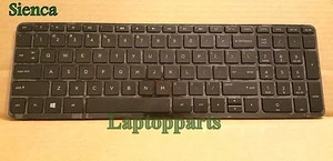 GENUINE HP 15-F 15-F000 US Laptop Keyboard With Frame 776778-001 708168-001 NEW - Picture 1 of 2