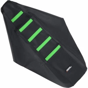 Moose Racing XF-2-0821-1799 Ribbed Seat Cover - Black/Green Ribbed - Picture 1 of 1