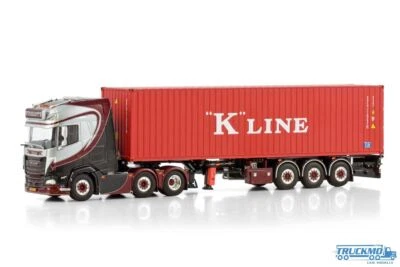 WSI Frans Kamp Transport DAF XG+ TwinSteer Cotainerauflieger + 40ft Contain - Bild 1 von 4