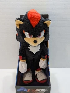 Sonic The Hedgehog 3 Shadow Plushie 13-Inch - Picture 1 of 11
