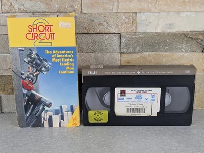 Short Circuit 2 VHS Tri Star Pictures RCA 80s Retro Robot - Image 1 of 4