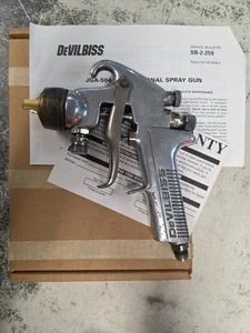 jga-504-777-14 DEVILBISS MADE USA PAINT PRESSURE GUN JGHV BOX BOOK 46MP C4 TIP - Picture 1 of 11