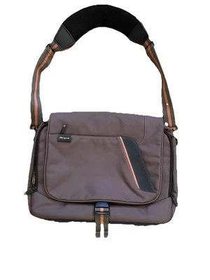 Targus Shoulder Computer Bag Designed for Dell - Brown-zip Compartments-work - Image 1 of 4