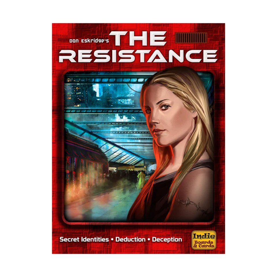 Indie Boards & Cards Boardgame Resistance (2nd Ed) Box VG/NM - Image 1 of 1