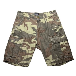 Pantalones Cortos Carga De Colección Y2k Levis Para Hombres 30 Bosque Camuflaje 9" Entrepierna Usados en Excelente Condición - Imagen 1 de 8