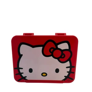 Sanrio Hello Kitty Kinder wiederverwendbare Silikon Bento Brotdose mit niedlichem Kätzchendeckel - Bild 1 von 8