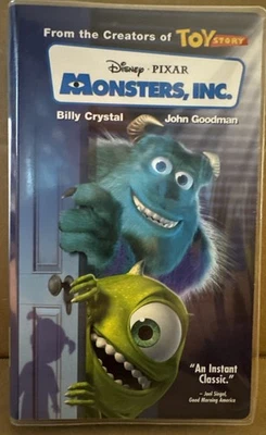 Disney & Pixar ~ 2001 Monsters Inc ~ VHS Tape In Clam Shell Case. - Image 1 of 4
