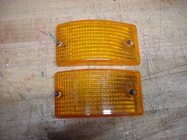 1977-84 PORSCHE 924 944 LUCES DE GIRO LENTES DELANTERAS IZQUIERDA Y DERECHA HELLA OEM Foto 1 de 1