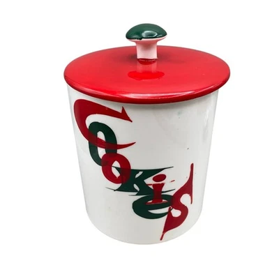 Tarro de galletas Holt Howard Navidad Papá Noel vintage retro kitsch abuela años 60 vacaciones Foto 1 de 4