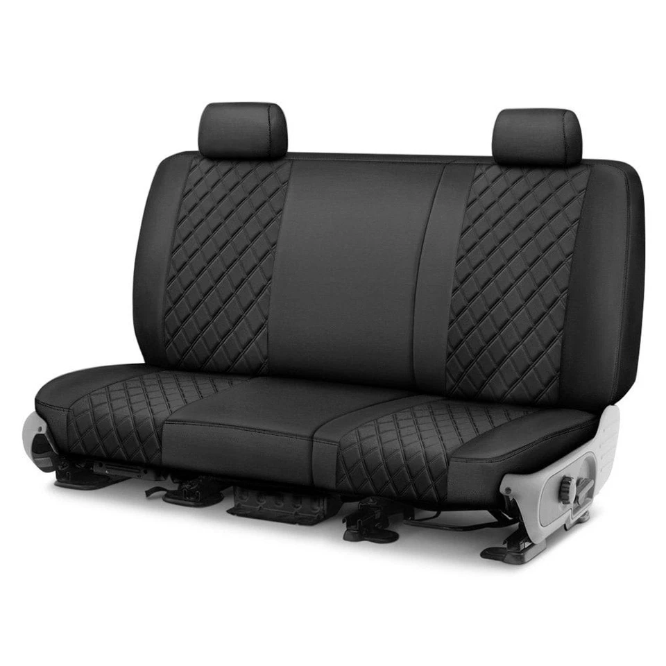 For Toyota Sienna 11-20 FH Group Neoprene 3rd Row Black Custom Seat Covers Foto 1 de 1