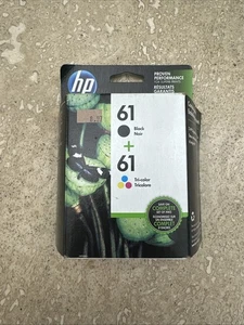 HP 61XL Black High Yield i 61 Tri-Color Combo Pack Cartriges NOWE EXP 12/2021 - Zdjęcie 1 z 8