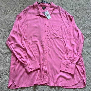 Neu mit Etikett Torrid leichte Button-Down-Bluse Damengröße 2 " - Bild 1 von 6