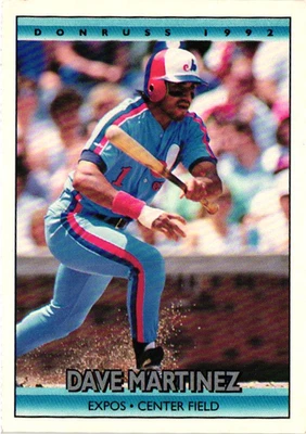 1992 Donruss - Dave Martinez #732 - Expos - Image 1 of 2