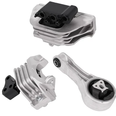 3PCS Front Right Motor & Trans Mount For Dodge Journey 2011-2020 2.4L Hydraulic - Image 1 of 4