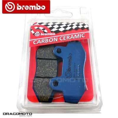 Pastillas de freno traseras TRIUMPH 900 STREET TWIN 2016 2017 CC BREMBO núcleo de carbono... Foto 1 de 4