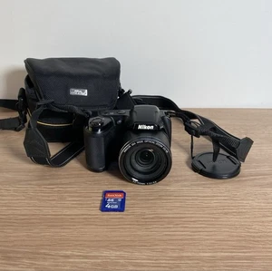 Nikon Coolpix L340 20.2MP Digital Bridge Camera 28x Zoom with Bag & 4GB SD Card - Picture 1 of 17