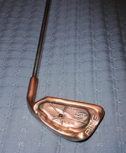 Ping ISI Beryllium Copper Single 9 Iron Black Dot Karsten Men's RH Stiff Shaft - Picture 1 of 9
