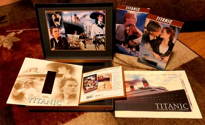 TITANIC Collector Edition VHS Gift Set Photo Book Filmstrip Tapes 1997 Dicaprio - Image 1 of 4
