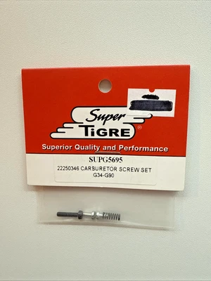 SUPER TIGRE 22250346 CARBURETOR SCREW SET G34-G90 NEW OLD STOCK - Image 1 of 2