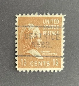 Beatrice, Nebraska Type 232 Precancel - 1½ cents Prexie - U.S. #805 - NE - Picture 1 of 1