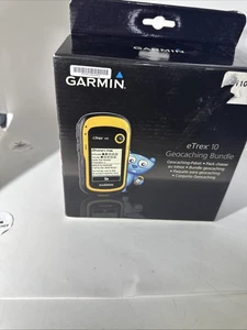 Garmin eTrex 10 Geocaching Bundle Handheld GPS - NEW In Box Geocache - Picture 1 of 6