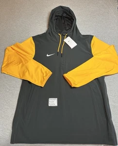Nike Pregame Player Jacke Herren Gr. M Hoodie 1/4 Zip schwarz gelb FJ9536-015 neu mit Etikett - Bild 1 von 10