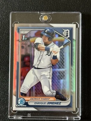 Enrique Jimenez 🔥RISING STAR 🔥ROOKIE📈INVESTMENT📈SP📈 Detroit Tigers - Image 1 of 2