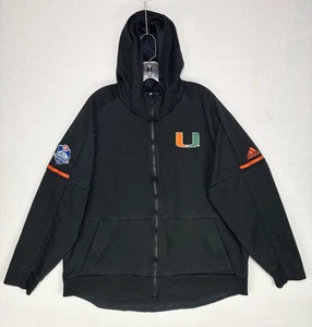Miami Hurricanes 2017 ACC Championship Team Issued Coach Hoodie 2XL John Thomas - Bild 1 von 14