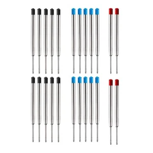 24 pièces recharges de stylo à bille fournitures de papeterie de stylo à - Photo 1/7