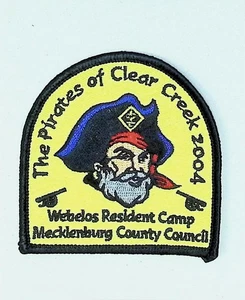 Pirates of Clear Creek 2004 Scout Patch Mecklenburg County Council - Picture 1 of 2