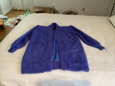 Abrigo Suéter Cárdigan Angora Conejo "Carina" Años 90 Foto 1 de 4