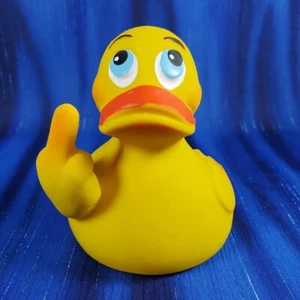 The Finger Rubber Duck Organic Lanco New! - Picture 1 of 5