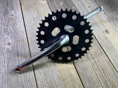 JUEGO DE BIELAS OLD SCHOOL BMX MX PLATO DISCO ELÉCTRICO 42T ALEACIÓN OLDSCHOOL BMX NOS OPC Foto 1 de 4