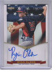 2012 (TEAM USA) USA Baseball 18U National Team Signatures #16 Ryan Olson