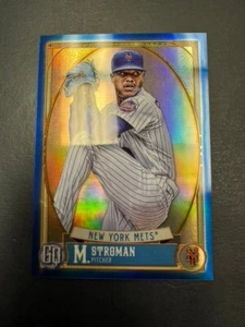 2021 Topps Gypsy Queen Marcus Stroman Blue Refractor /99 #90 - Picture 1 of 2