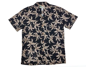Paradise Found Herren Taifun Palm Hawaiihemd, Schwarz, S - Bild 1 von 2