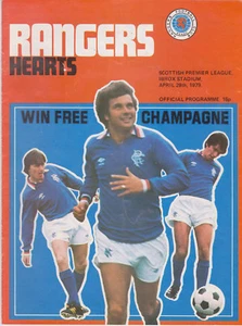 Programme / Programma Glasgow Rangers v Hearts 28-04-1979 - Imagen 1 de 1