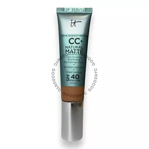 It Cosmetics Your Skin But Better CC+ Natural Matte SPF40 TAN COOL NWOB - Picture 1 of 2